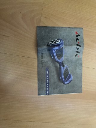 Hoverboard con luces y Bluetooth. Falta cargador.