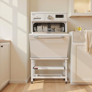 Piedistallo per lavanderia, altezza 410 mm, piedis