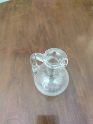 Jarras cristal antiguas cristal soplado (2 ud.)
