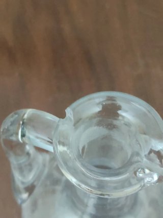 Jarras cristal antiguas cristal soplado (2 ud.)