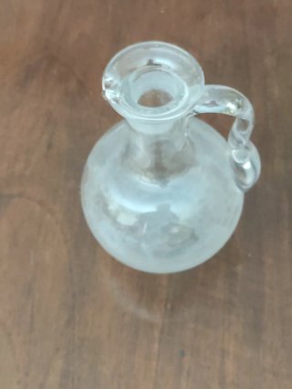 Jarras cristal antiguas cristal soplado (2 ud.)