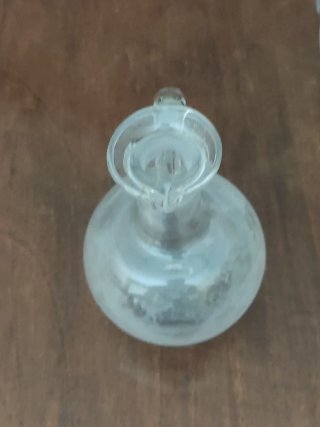 Jarras cristal antiguas cristal soplado (2 ud.)