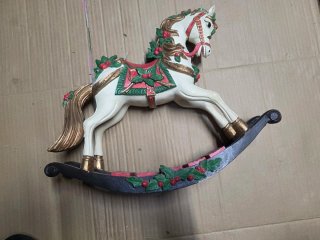 Caballo balancín decorativo