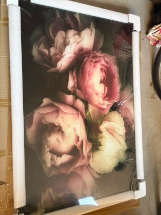 Cuadro Decorativo Flores Rosas