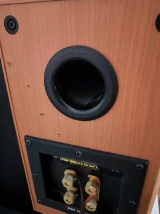 Altavoz Mordaunt-Short Plata y Madera SOLO UNO!