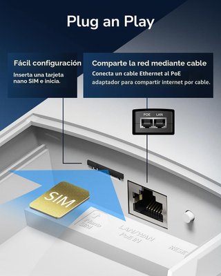Cudy LT700 Módem Router 4G LTE Exterior