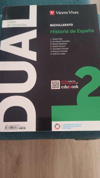 Libro de historia 2 de bachillerato