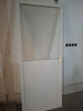 Puerta corredera aluminio 80x200cm