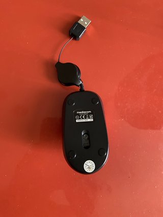 Mouse USB Mediacom M-ME840 Cavo Retrattile