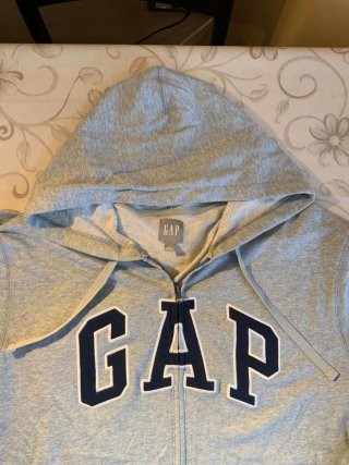 Sudadera GAP Gris con Capucha Talla XL