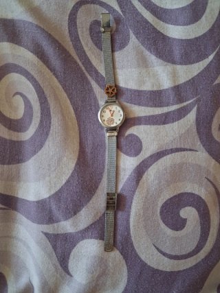 Reloj Lotus niña plata y rosa