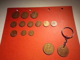 Lotto di monete antiche in bronzo
