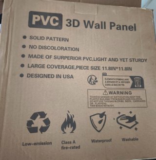 Paneles 3D PVC 20 PCS