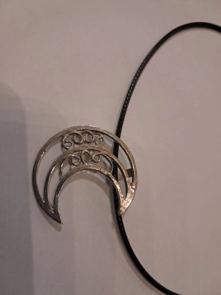 Colgante Luna Plata