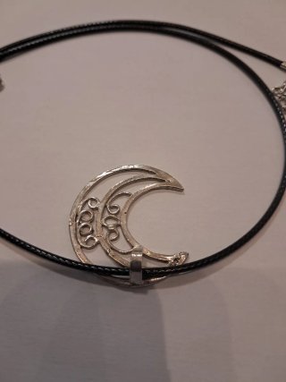 Colgante Luna Plata