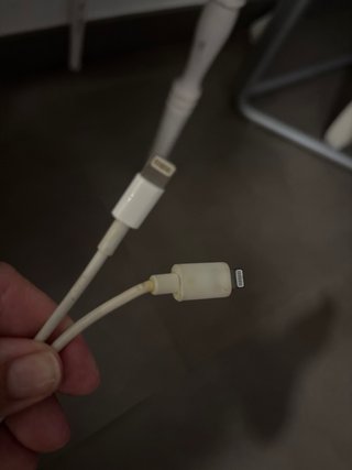 2 Cables Cargador iPhone Apple del modelo 5 al 14