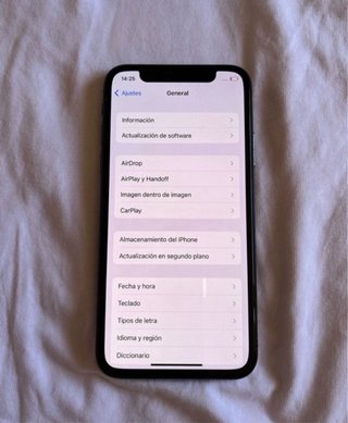 iPhone XS Plata