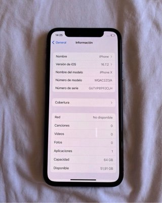 iPhone XS Plata