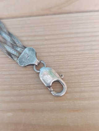 Pulsera Plata 925 Trenzada