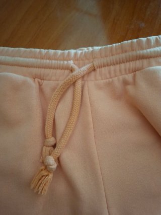 Pantalón corto chándal naranja