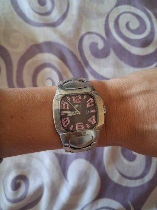 Reloj Lotus Mujer Plata y Rosa