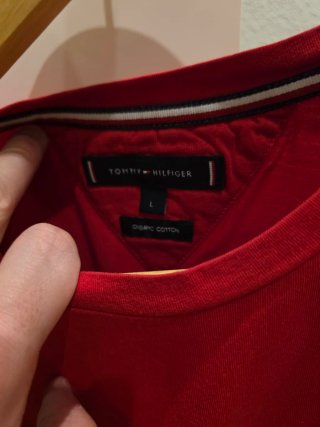Camiseta Tommy Hilfiger Roja Talla L