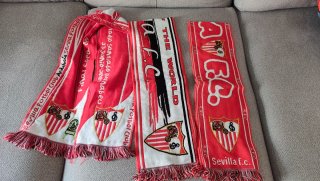 Lote 3 bufandas Sevilla FC