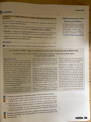 Lengua castellana y literatura 2o ESO