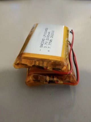 2 Baterías LiPo3.7V 2100mAh LP103450, conector JST