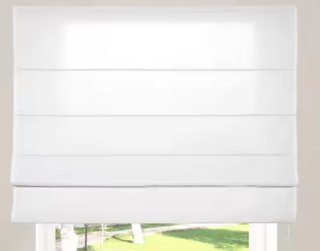 Cortinas blancas de tela
