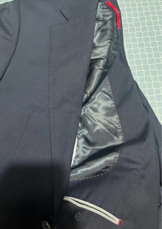 Traje azul marino