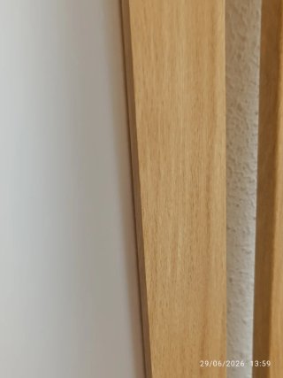 2 Puertas de armario batientes (Madera y Cristal)