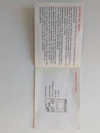 Manual SolarStriker Game Boy Nintendo