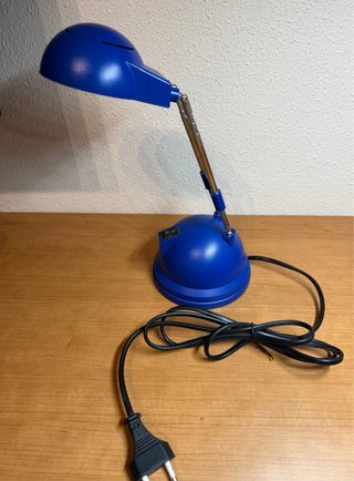 Lámpara Escritorio Azul  Ajustable y extensible