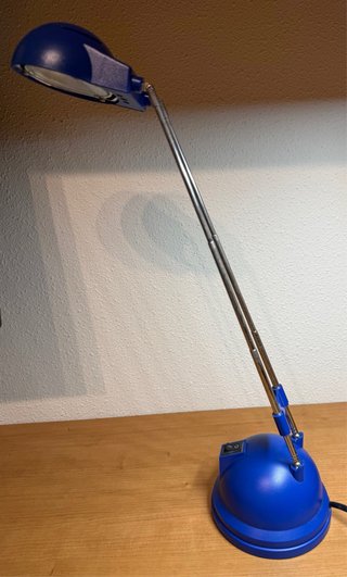Lámpara Escritorio Azul  Ajustable y extensible