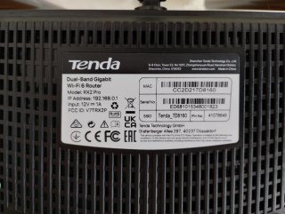 Tenda RX2 Pro WiFi 6 Router AX1500