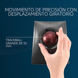 Kensington K72080WW ratón ergonómico inalámbrico