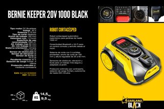 NOVEDAD Robot cortacésped GARLAND BERNIE KEEPER