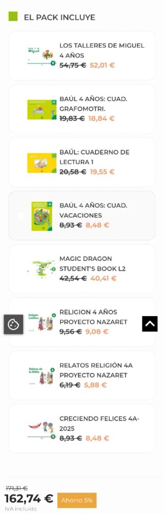 Paquete libros NUEVOS A ESTRENAR de fomento 2°inf.