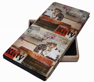 Pouf contenitore richiudibile in ecopelle · Tessut