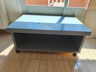 Mesa de centro y de tv de madera