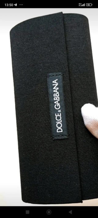 Custodia porta occhiali Dolce&Gabbana nera
