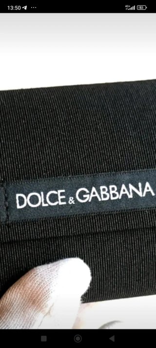 Custodia porta occhiali Dolce&Gabbana nera