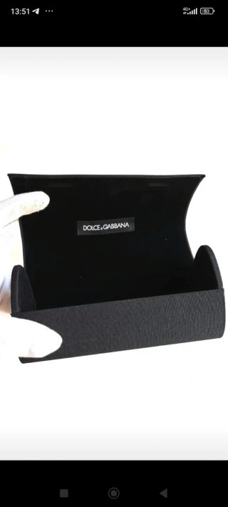 Custodia porta occhiali Dolce&Gabbana nera