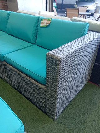 Conjunto Terraza Ratán y Cristal