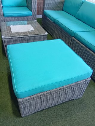 Conjunto Terraza Ratán y Cristal