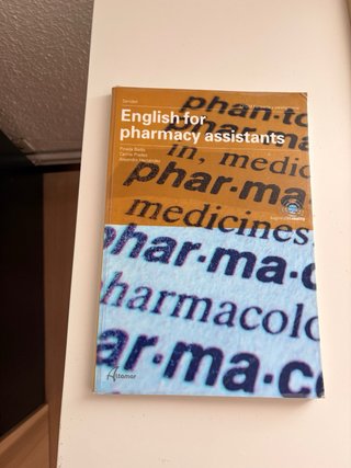 Lote de libros de grado medio farmacia y paraf