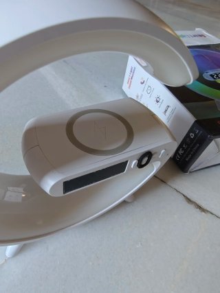 Lámpara de noche con carga inalámbrica