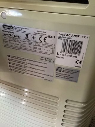Aire Acondicionado Portátil DeLonghi Beige/Azul en