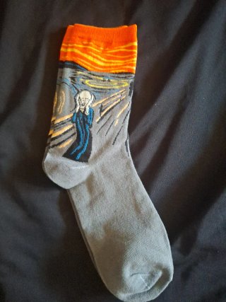 Calcetines El Grito Edvard Munch